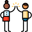 education,people,humanpictos,couple,children,kids,child,kid,high five